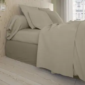 Dodo - drap plat 240x310 studio coton sable pas cher