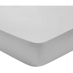 Dodo - drap housse partition satin de coton coloris acier pas cher
