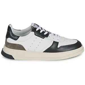 Comparateur de prix : Schmoove Schmoove - Basket En Cuir Pour Homme Order Sneaker - Blanc