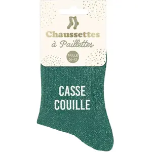 STC, Chaussettes paillettes courtes - Casse couille (taille unique 36-42) pas cher