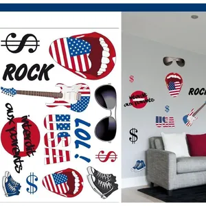 Comparateur de prix : New York USA Planche de stickers muraux Etats Unis