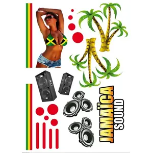 RueDeLaFete Stickers Jamaïca pas cher