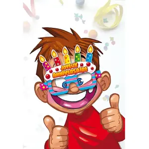 Comparateur de prix : RueDeLaFete Lunettes Anniversaire Carton Enfant