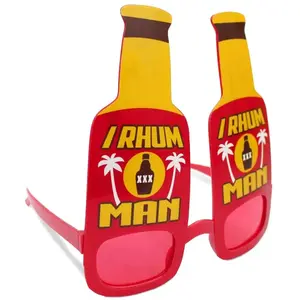 Comparateur de prix : No Name Lunettes humoristiques - Rhum Man - Rouge - Mixte - Adulte - Extérieur - Licence Iron Man