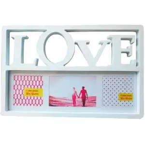 STC Cadre "LOVE" Blanc pas cher