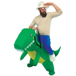 Costume Auto Gonflable   A Dos de Dinosaure