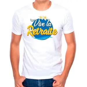 Comparateur de prix : T-SHIRT À DÉDICACER RETRAITE HOMME XL