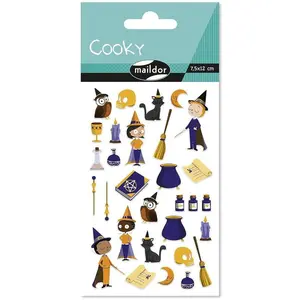 Maildor Stickers 3D Cooky Sorciers pas cher