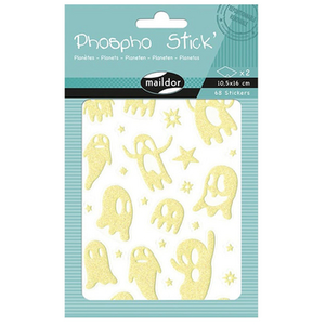 Maildor Stickers phosphorescents Fantômes 68 pcsVendu parscrapmalin