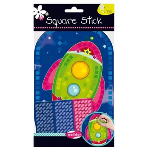 Maildor Square Stick kit - Gommettes mosaïque - FuséeVendu parscrapmalin