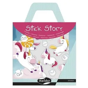 Comparateur de prix : Maildor Stickers repositionnables Stick Story Licornes