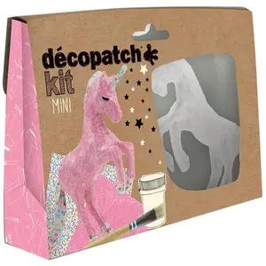 Comparateur de prix : Mes Courses En Vrac - Décopatch Kit papier mâché - Modèle licorne