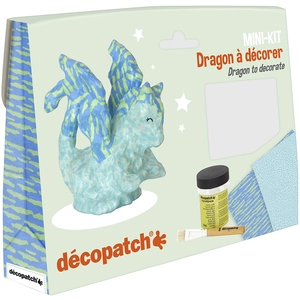 Decopatch Dragon en papier mâché - Mini kit