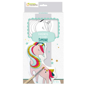 Animaux à peindre Friends to paint - Simone la Licorne pas cher