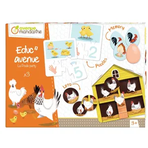 Jeu découverte Avenue Mandarine EducAvenue La Poule Party pas cher