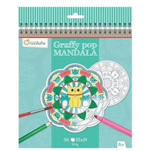 Comparateur de prix : Carnet de 36 pages Avenue Mandarine Graffy Pop Mandala Animaux