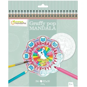 Comparateur de prix : Avenue Mandarine AVENMARD GRAFFY POP MANDALA MAGIE