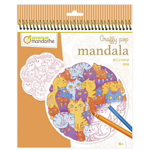 Comparateur de prix : Avenue Mandarine Coloriage Graffy Mandala Pêle-mêle Chats