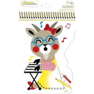 Comparateur de prix : Avenue Mandarine Carnet de coloriage Graffy Nimo - Chèvre