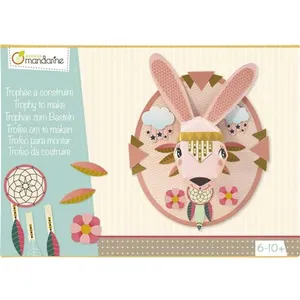 Clairefontaine Avenue Mandarine Boîte créative - Trophée à construire - L 23 x H 4 x l 16 cm pas cher