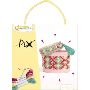 Comparateur de prix : Avenue Mandarine KC130C - Kit broderie enfant Pix Trésor - 2 Bracelets- À partir de 6 ans - JAUNE