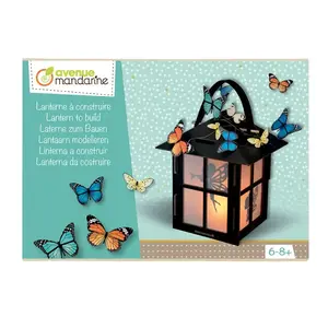 Comparateur de prix : Clairefontaine Kit créatif Avenue Mandarine Lanterne à construire