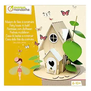 Comparateur de prix : Clairefontaine Kit créatif Avenue Mandarine Maison de fées à construire