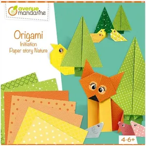 Comparateur de prix : Clairefontaine Avenue Mandarine Boîte créative Origami Initiation
