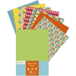 AC-DECO Papier Geometric - Multicolore