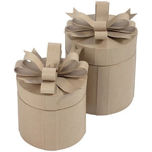 Comparateur de prix : Decopatch Boîte Cadeau ronde 26 x 32 cm 2 pcs