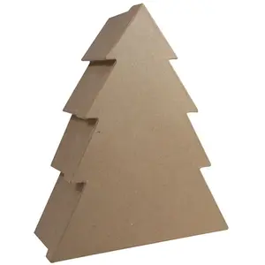 Comparateur de prix : Décopatch BT057C - Un support en papier brun mâché 10x25x29,5 cm, Boite sapin M