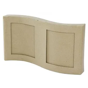 Comparateur de prix : Clairefontaine Décopatch CD021O - Un support en papier brun mâché 5,5x21x13,5 cm, Cadre vague