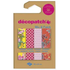Comparateur de prix : Décopatch Papier Mix & Patch Balade à Tokyo 30 x 40 cm 4 pcs