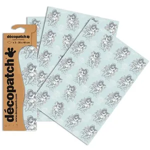 Clairefontaine 3 feuilles Décopatch - Chérubins 761 pas cher