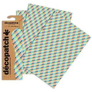 Comparateur de prix : Clairefontaine 3 feuilles Décopatch - Géométriques 775