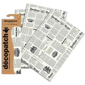 Clairefontaine 3 feuilles Décopatch - Journal anglais 770 pas cher