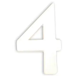 Clairefontaine Décopatch Support à décorer en papier mâché - Chiffre 4 - 1,5 x 7,5 x 12 cm pas cher