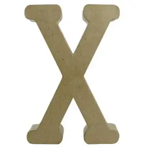 Décopatch Lettre fantaisie X - 19,5 x 30 cm