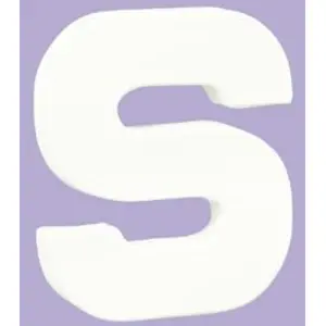 Clairefontaine Lettre en carton mini 12 cm S pas cher