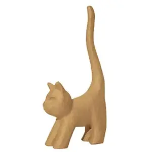 Décopatch Chaton en papier mâché 16,5 cm pas cher