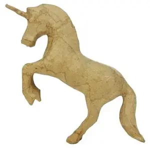 Comparateur de prix : Décopatch Decopatch AP143O Figurine en forme de licorne en papier mâché Marron