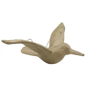 Comparateur de prix : Décopatch Support à décorer en papier mâché - Colibri à suspendre - 22 x 24 x 9,5 cm