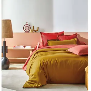 Housse de couette Satin BLANC DES VOSGES 280 x 240 cm Coton pas cher