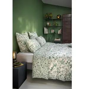 Lot de 2 taies d'oreiller satin Pondichéry 50 x 75 cm Coton