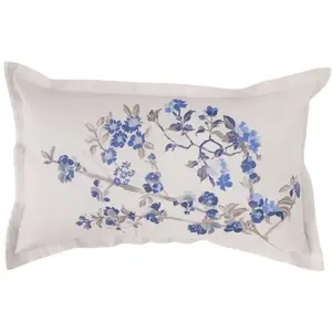 Coussin satin Sakura 30 x 50 cm Coton