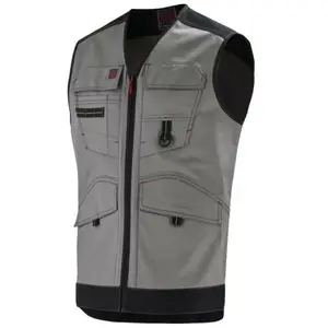 Comparateur de prix : Gilet Trowel 9ATTUP - Gris acier/Noir- taille 2 - Lafont