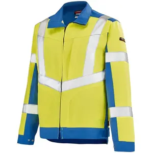 Comparateur de prix : Lafont Blouson de travail haute visibilité mixte LUTEA WORK VISION 2 jaune fluo/bleu azur T0 - LAFON - LA-3HVNCP-592-0