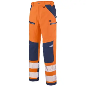 Pantalon homme SPANNER HV orange/bleu marine T4/XL - LAFONT - 1ATHHV-6...