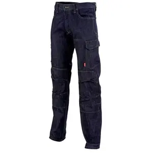Comparateur de prix : Lafont Pantalon de travail ALICKI multipoches en jean 1STNJN bleu marine T42 - - LA-1STNJN-6-1-42