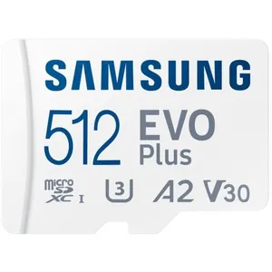 Samsung MicroSDXC 512GB EVO Plus CL10 UHS-I U3 +Adapter MB-MC512KA-EU pas cher